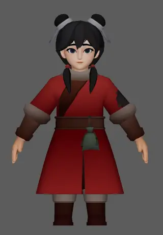 121-NPC_001_女孩_FBX - 1