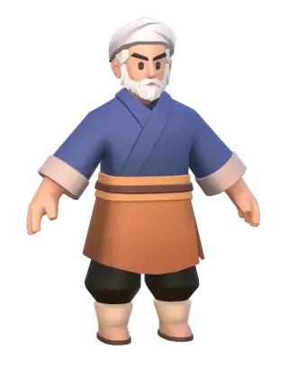 127-NPC_007_老头_FBX - 1