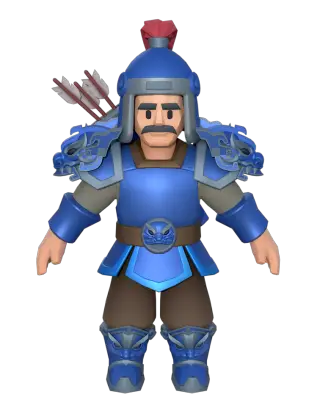 131-NPC_020_弓箭兵FBX - 1