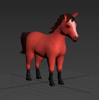 564-Mount_001_幼年马_Fbx - 1