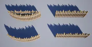 617-动画_002_栅栏卷曲和弯曲 - 1