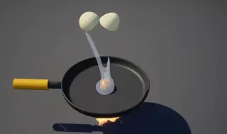 627-流体_002_煎蛋模拟 - 1