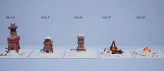 658-雪模拟_001_火炉和建筑破雪而出 - 1