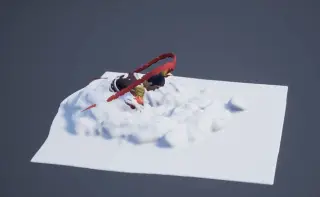 660-雪模拟_003_吕布雪地爬行站起 - 1